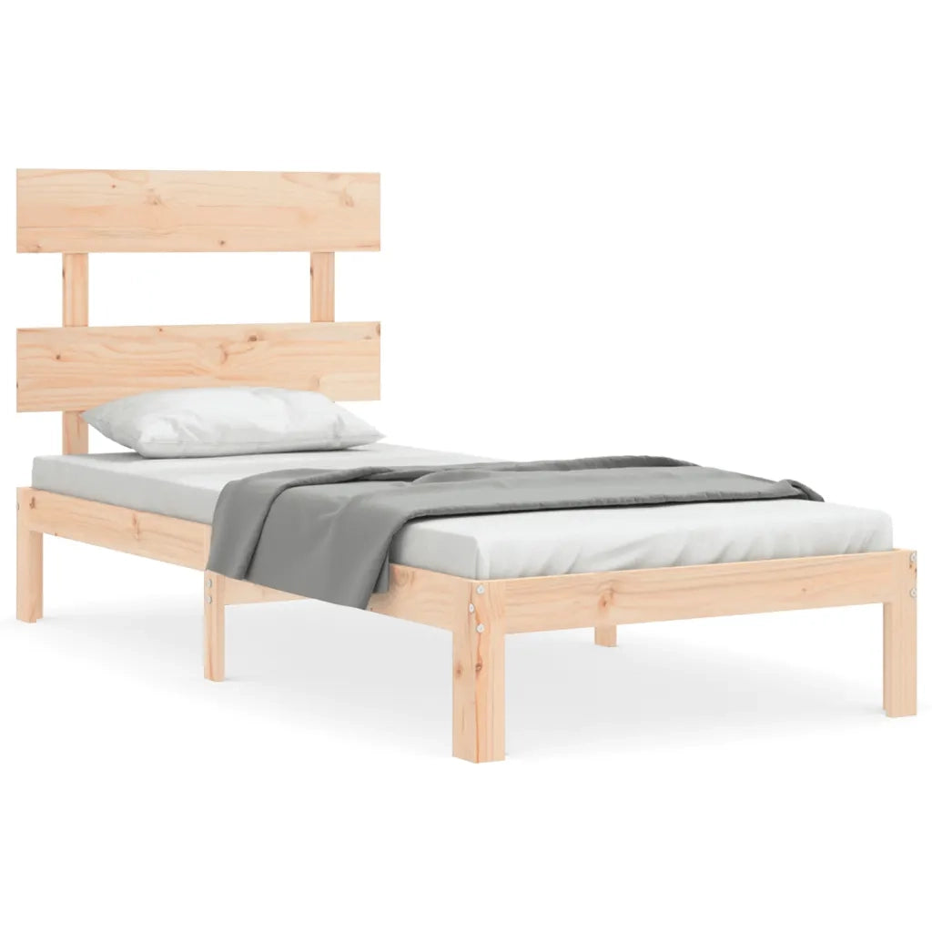 Giroletto senza Materasso 90x200 cm in Legno Massello di Pino 3193516