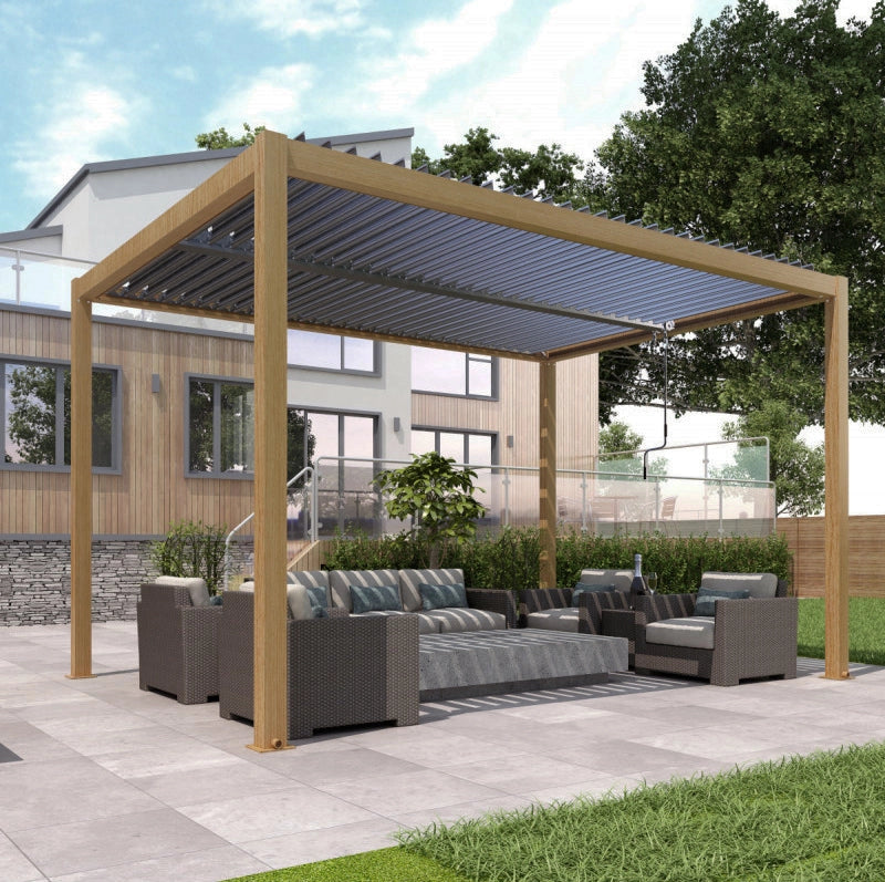 Pergola bioclimatica in alluminio - TONY