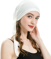 Berretto estivo per donne - Foulard - Sciarpa pregiata - Unico modello - 100% Poliestere - Leggero