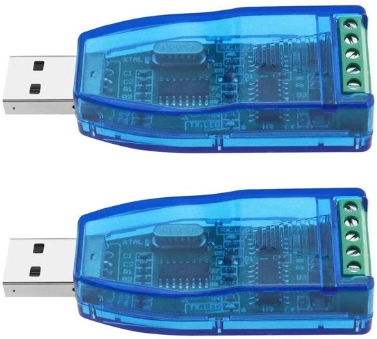 Adattatore USB 2.0 a RS485 - Convertitore di porta seriale - Maschio - Compatto e facile da usare - Per computer e laptop - Ideale per..