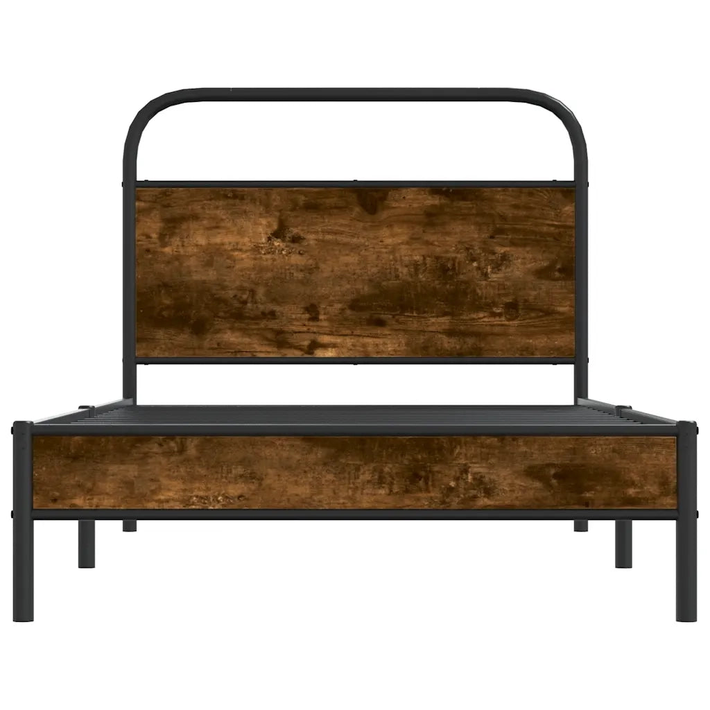 Giroletto senza Materasso Rovere Fumo 90x190 cm in Truciolato 4100348