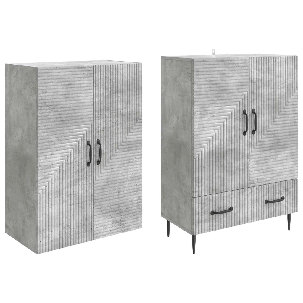 Set di armadi 2 pcs 66 x 34,5 x 95 cm Legno ingegnerizzato