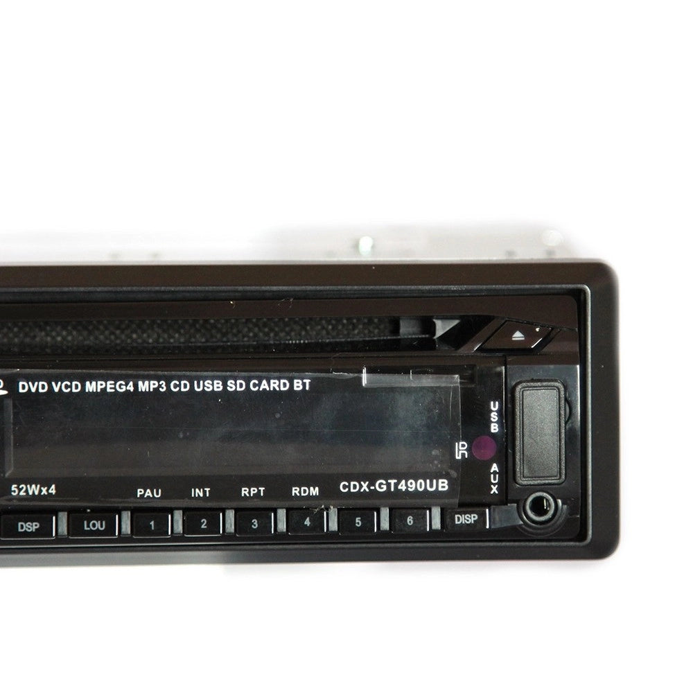 Trade Shop - Autoradio Stereo Bluetooth Frontalino Estraibile Fm Mp3 Usb Sd Cd Dvd Lcd 52wx4 -