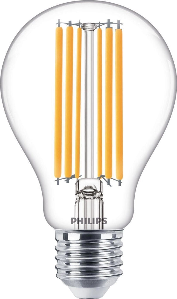 Philips LED CLASSIC 120W A67 E27 WW CL ND SRT4 Lampadina LED Goccia E27 13W 2000lm 2700K Classe D colore Trasparente