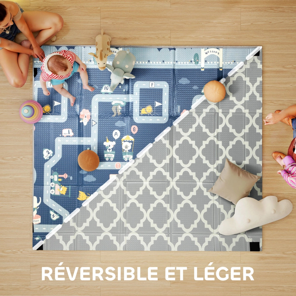 Tapis de jeu per bambini ¨C zephmum ¨C multicolore 202x180.5x1 cm