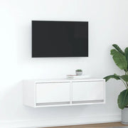 vidaXL Mobile Porta TV Bianco 80x31x25,5 cm in Legno Multistrato
