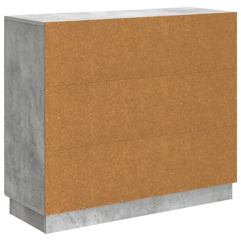 Credenza Grigio Cemento 89 x 34,5 x 77 cm Legno ingegnerizzato 895338