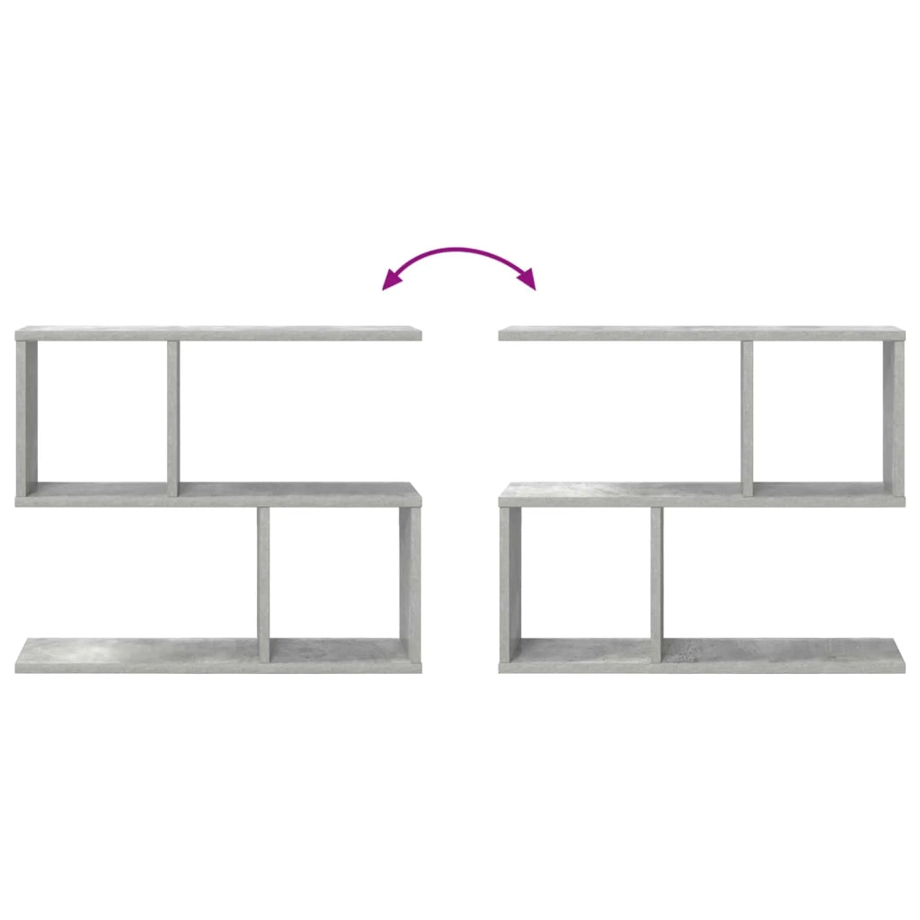 Scaffale da parete Grigio Cemento 60 x 12 x 50,5 cm 8012255