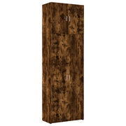 Credenza | Madia | Buffet da pranzo | Armadio da pranzo Rovere Fumo 80x42,5x249 cm in Legno Multistrato