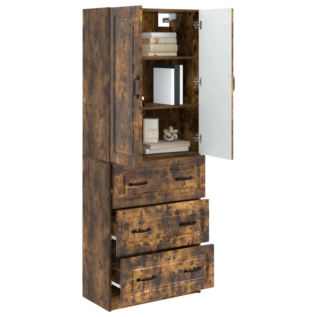 Set di armadi 2 pcs Rovere Fumo 66 x 34,5 x 87 cm