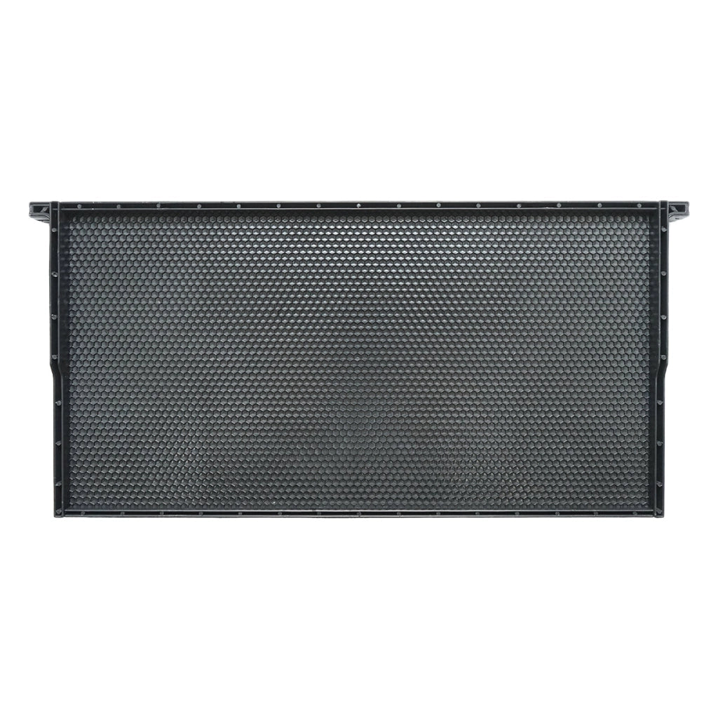 Telaio per arnia in plastica nera, dimensioni 483x448x232 mm