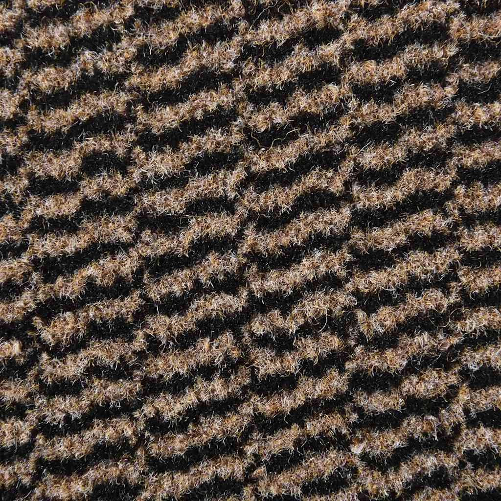 Zerbino antiscivolo per interni/esterni resistente 60 x 150 cm polipropilene marrone 02_0058128
