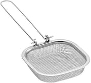 Sottopiatto in acciaio inossidabile per setacciatura fine setaccio piccolo per separazione a secco di ingredienti secchi farina pasta tè zucchero