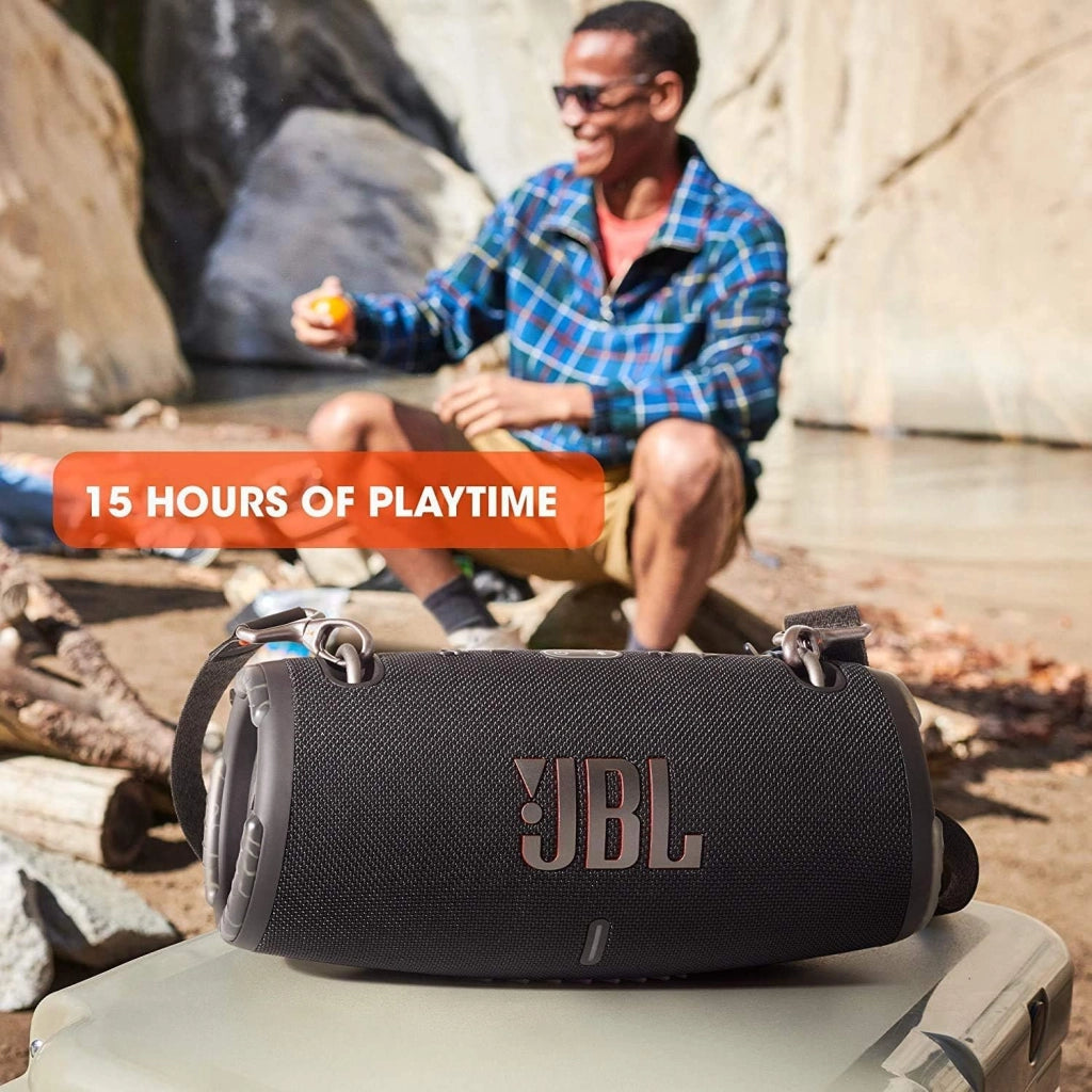 Xtreme 3 - Altoparlante impermeabile portatile wireless con Bluetooth con cavo di ricarica, in nero
