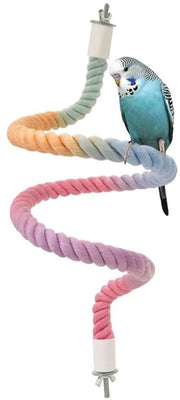 Attrezzo per birdwatching 13,8"/31,5" - Becco flessibile per uccelli - Giocattolo per uccelli colorato - Adatto per parrocchetti/papagalli - Utilizzo flessibile - Protezione per le unghie