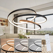 Lampada a sospensione ZMH LED dimmerabile nera 150 cm 55 W per tavolo da pranzo e soggiorno