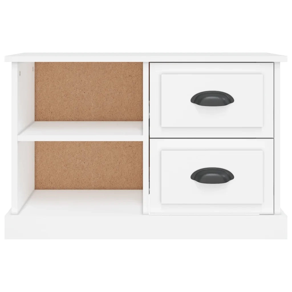 Mobile Porta TV Bianco 73x35,5x47,5 cm in Legno Multistrato 816168