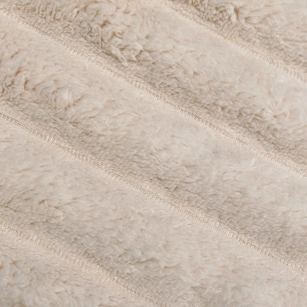 Coperta Beige 240 x 220 cm Panno
