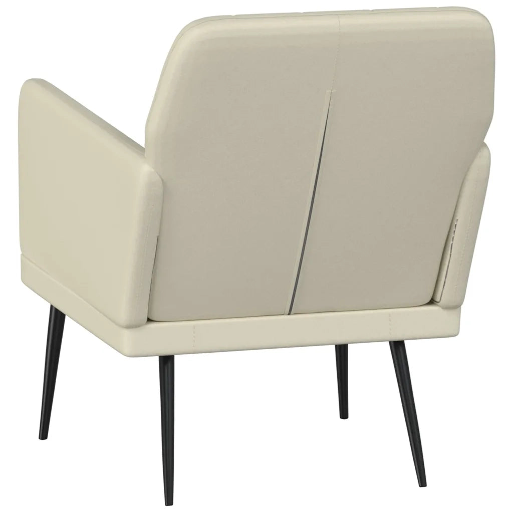 Poltrona Crema 61x78x80 cm Similpelle