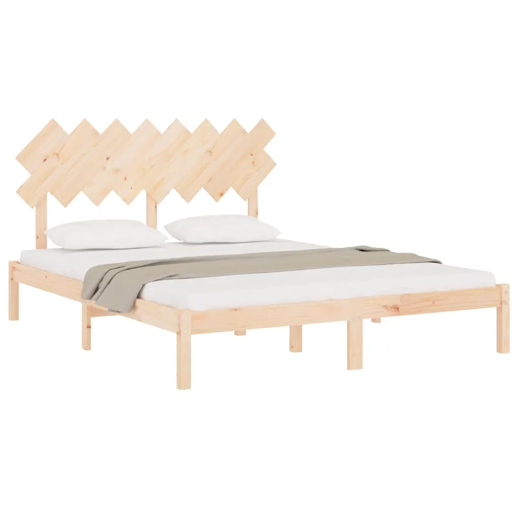 Giroletto-Struttura Letto 160x200 cm in Legno Massello 248438