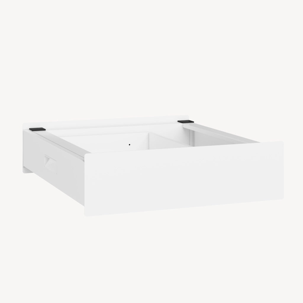 Kit di Sovrapposizione Buxton per Lavatrice e Asciugatrice con Cassetto - Bianco [en.casa]