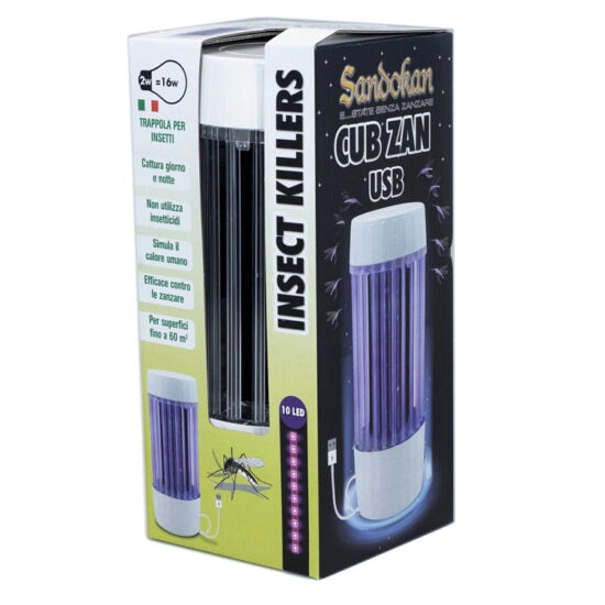 Elettroinsetticida "Cub-Zan Italy Usb" bianco avorio a basso conumo