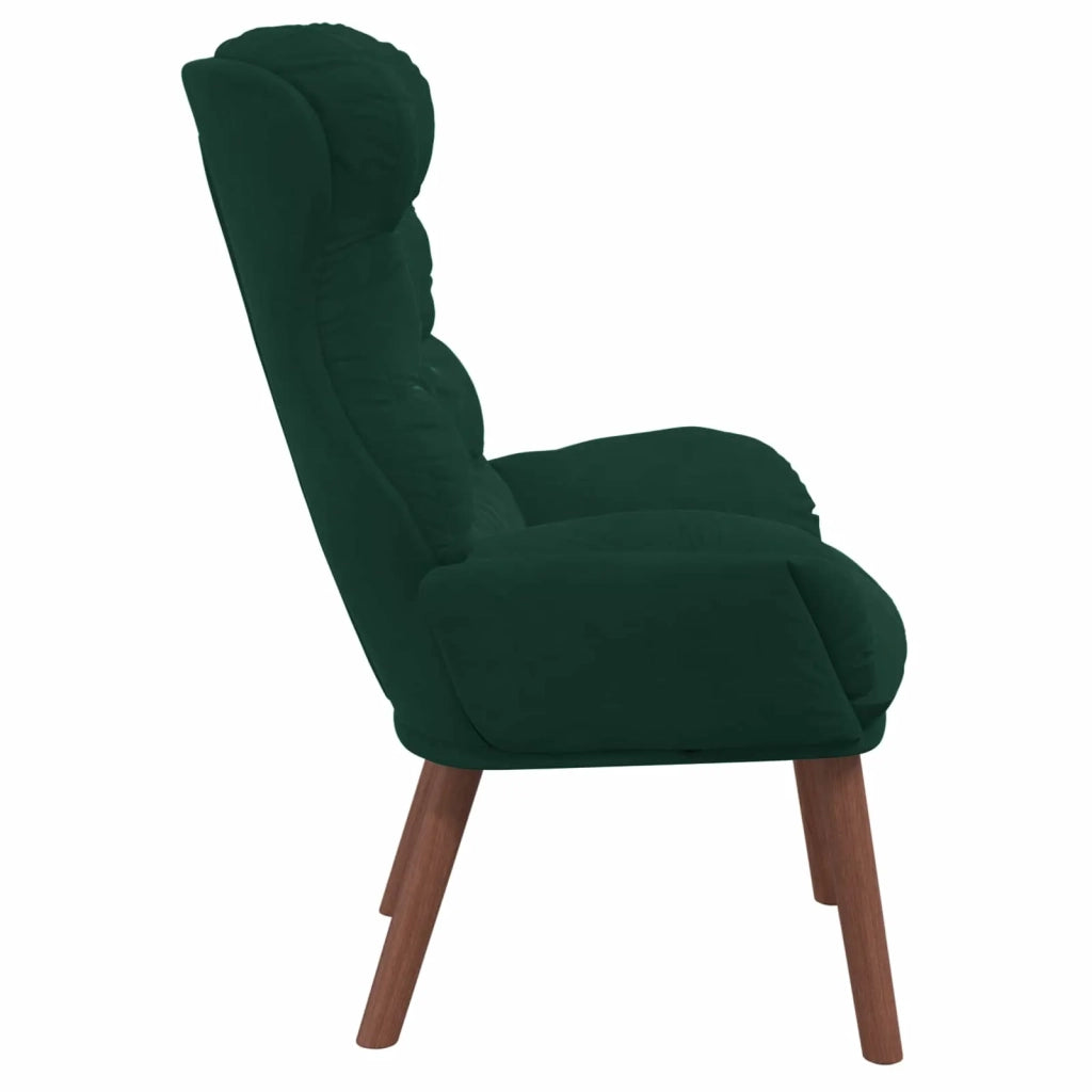 Divano Sedia-Poltrona Verde Scuro 69 x 74 x 93 cm Velluto 751748