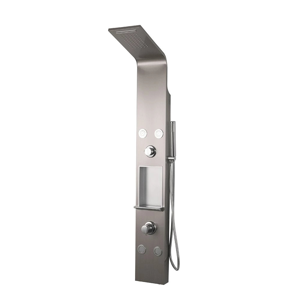 Colonna doccia pannello idromassaggio effetto cascata YH8126 SEUL - Satinato