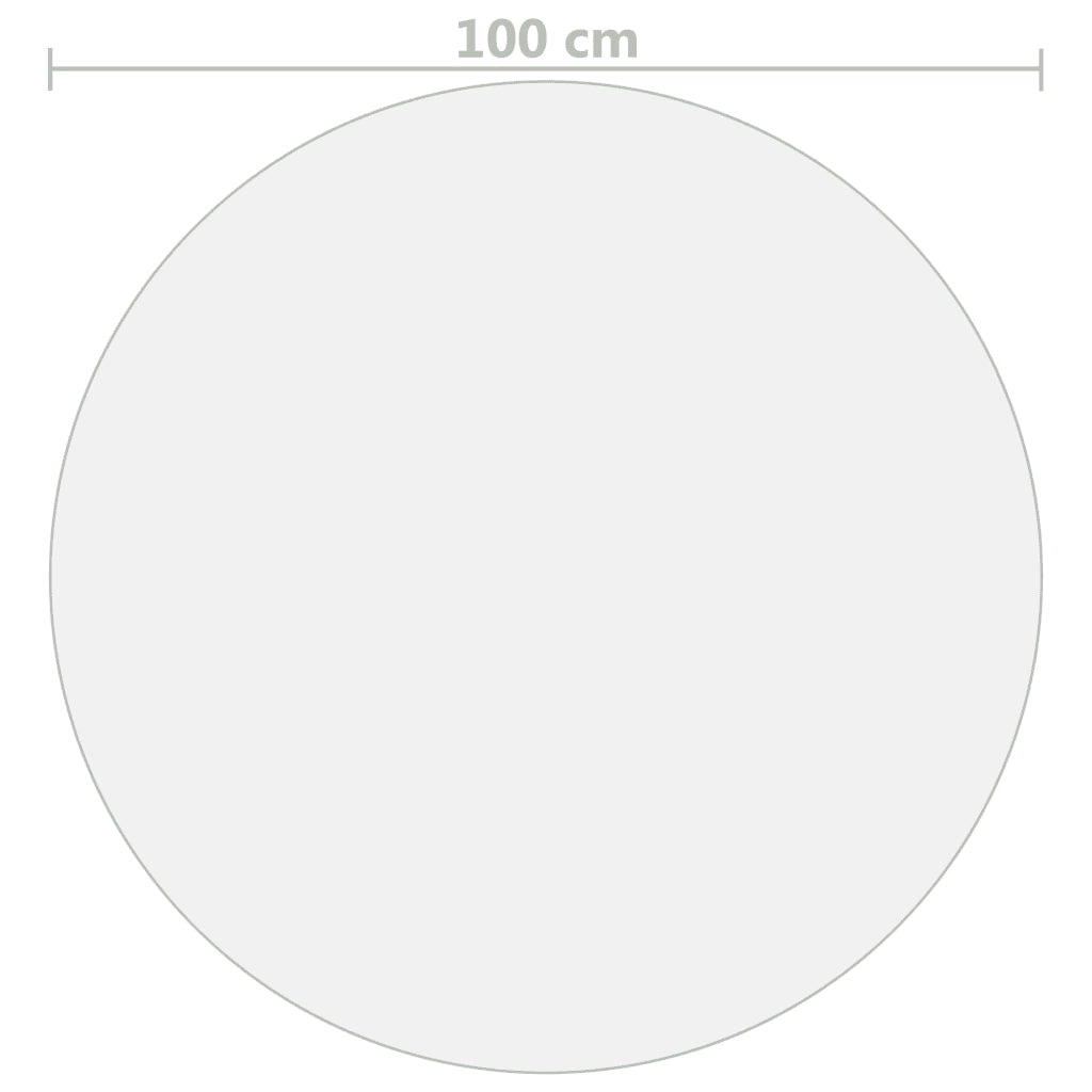 Protezione Tavolo Trasparente Ø 100 cm 1,6 mm in PVC 288251