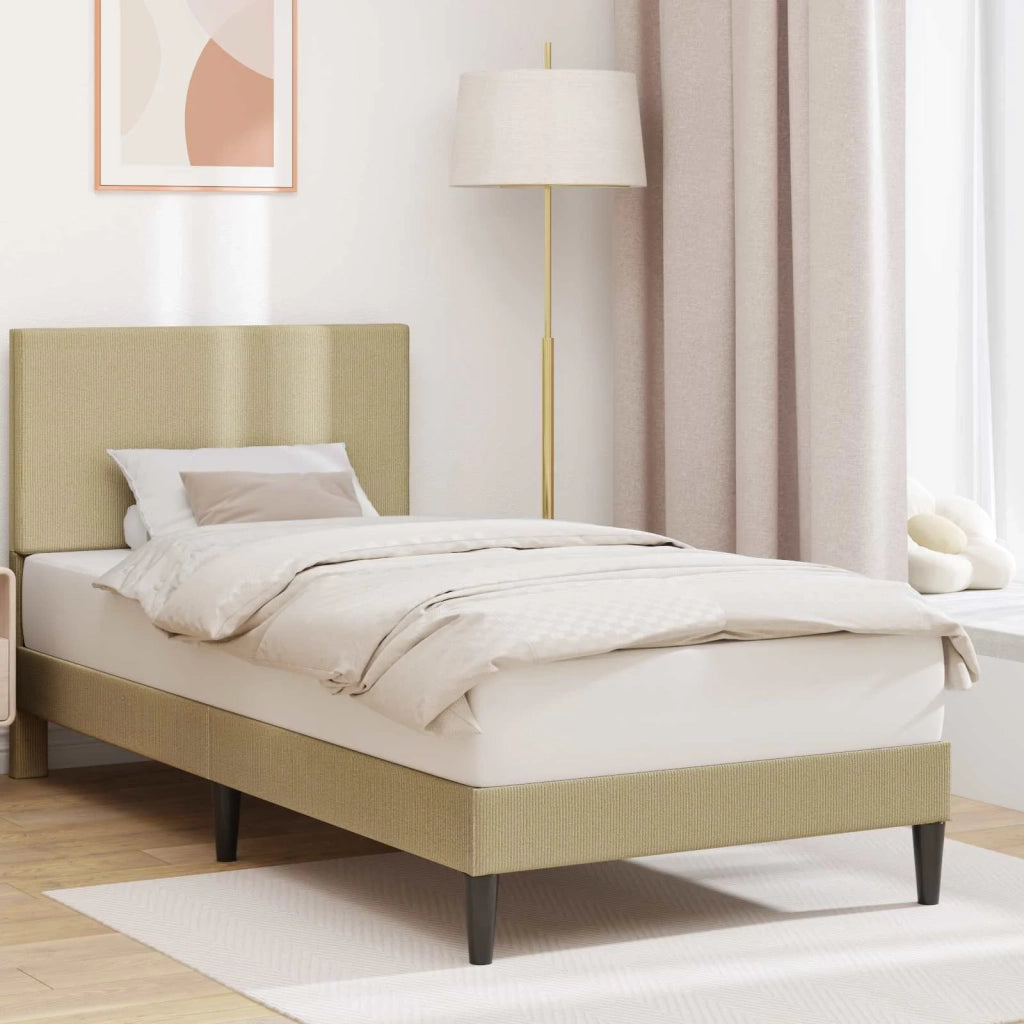 Struttura del letto Grigio Verde Chiaro 90 x 200 cm 42027715