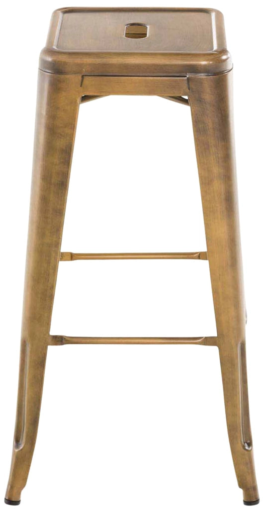 Coppia di sgabelli design industriale Joshua V2 oro