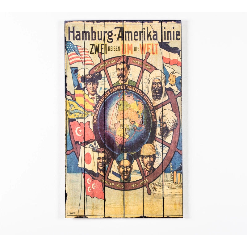Stampa su legno 60 x 100 cm Hamburg - amerika 3cm X 60cm H 100cm Stones