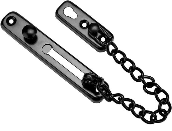 Chiusura catena per sicurezza e protezione contro il furto per porte in acciaio - Acciaio inossidabile - Home hotel - Porte interne (# 1)