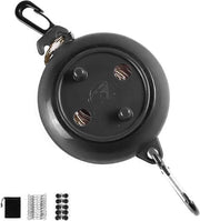 Asciugamano esterno retrattile - 10 m di filo da stendere con 10 clip fisse e 20 clip retrattili, adatto per viaggi in campeggio