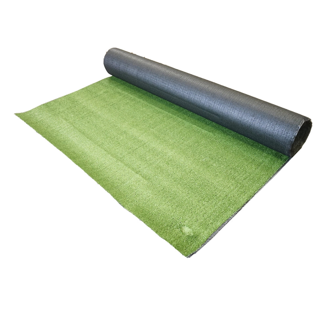Tappeto di erba artificiale verde 2x30 m, filo 7 mm, 2 strati PP e rete PU: