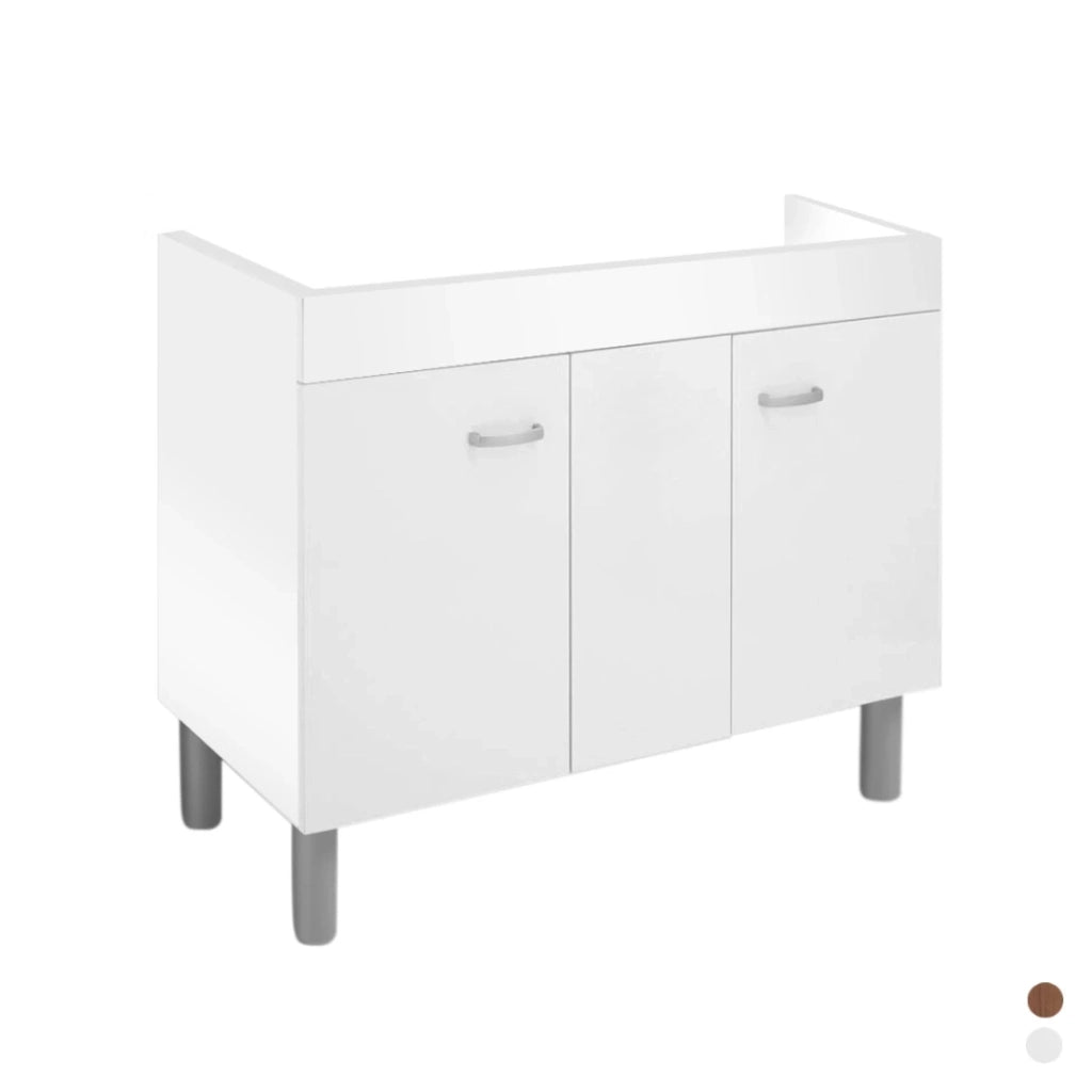 Sottolavello in kit per lavello inox 120×50 – Bianco