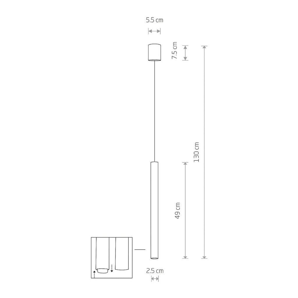 Lampada a sospensione Nowodvorski Laser nera metallo G9 8797