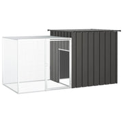 Conigliera 200 x 91 x 100 cm acciaio zincato antracite 02_0041945