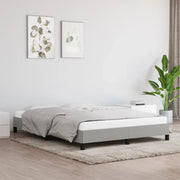 Giroletto senza Materasso Grigio Chiaro 140x200 cm Tessuto 346720