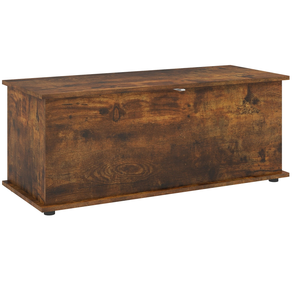 Panca Contenitore in Legno ¨C Zephmum ¨C 100x40x40 cm, Marrone