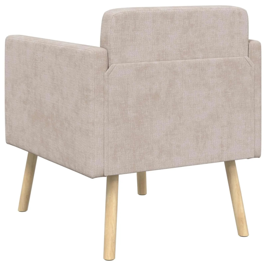 Sedia d'accento Beige Tessuto in ciniglia 42044818