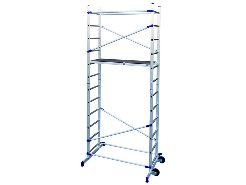 1pz ponteggio in alluminio pinna clic  mt. 1,56 (largh.) x 3,65 (h) cod:ferx.vit35196