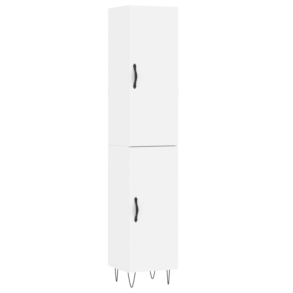 Credenza Bianca 34,5x34x180 cm in Legno Multistratocod mxl 131454