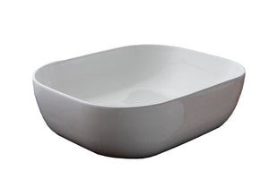 Lavabo da Appoggio 50,5x40,5x14 cm in Ceramica TFT Minsk 1 Bianco