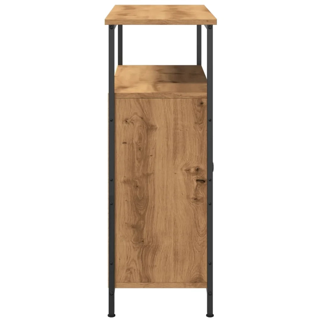 Buffet credenza cassettiera mobiletto mobile contenitore organizer cucina soggiorno salotto fatto a mano 70 x 30 x 80 cm legno ingegnerizzato marrone 02_0030817