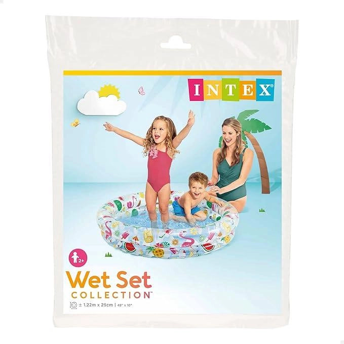 Piscina Just So Fruity, multicolore, 1,22 m x 25 cm, Intex, eta 2+