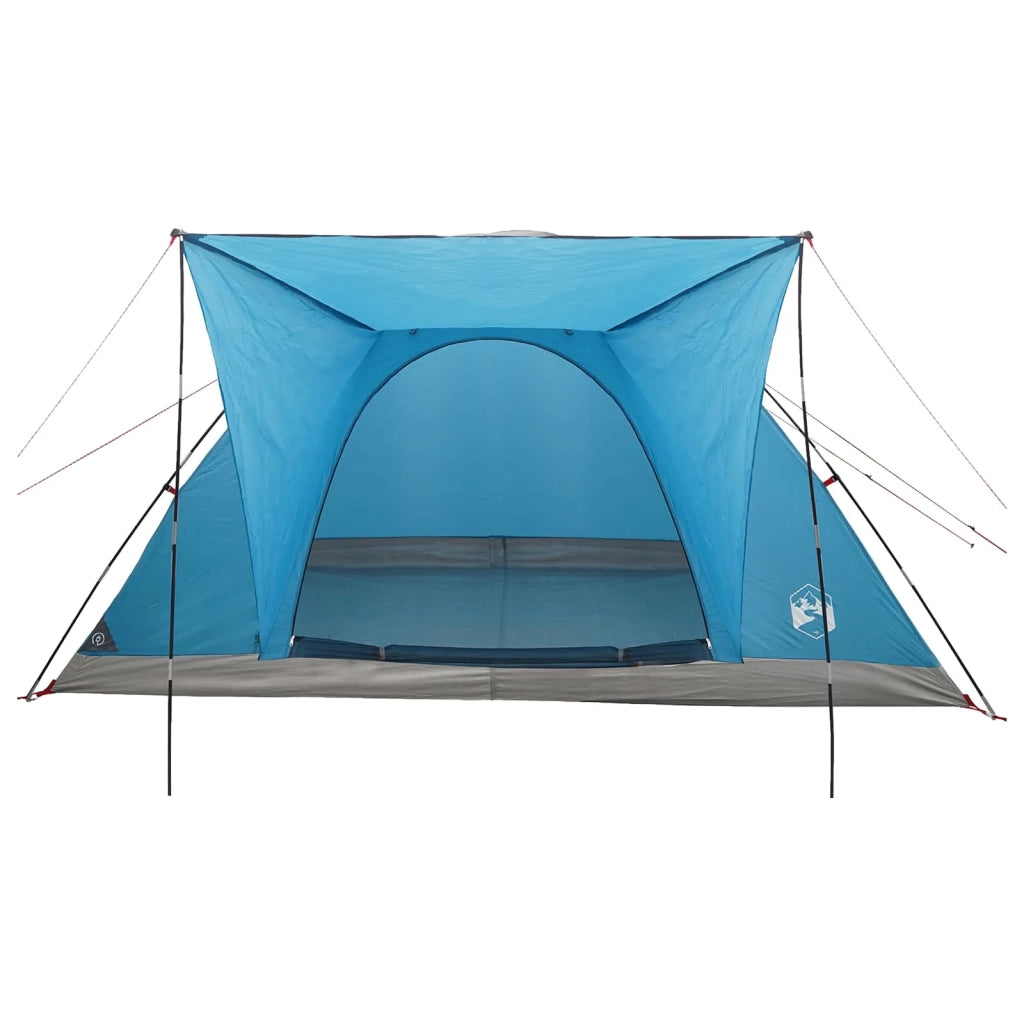 Tenda da campeggio con tetto Blu 6 persone Poliestere e Acciaio 42028653
