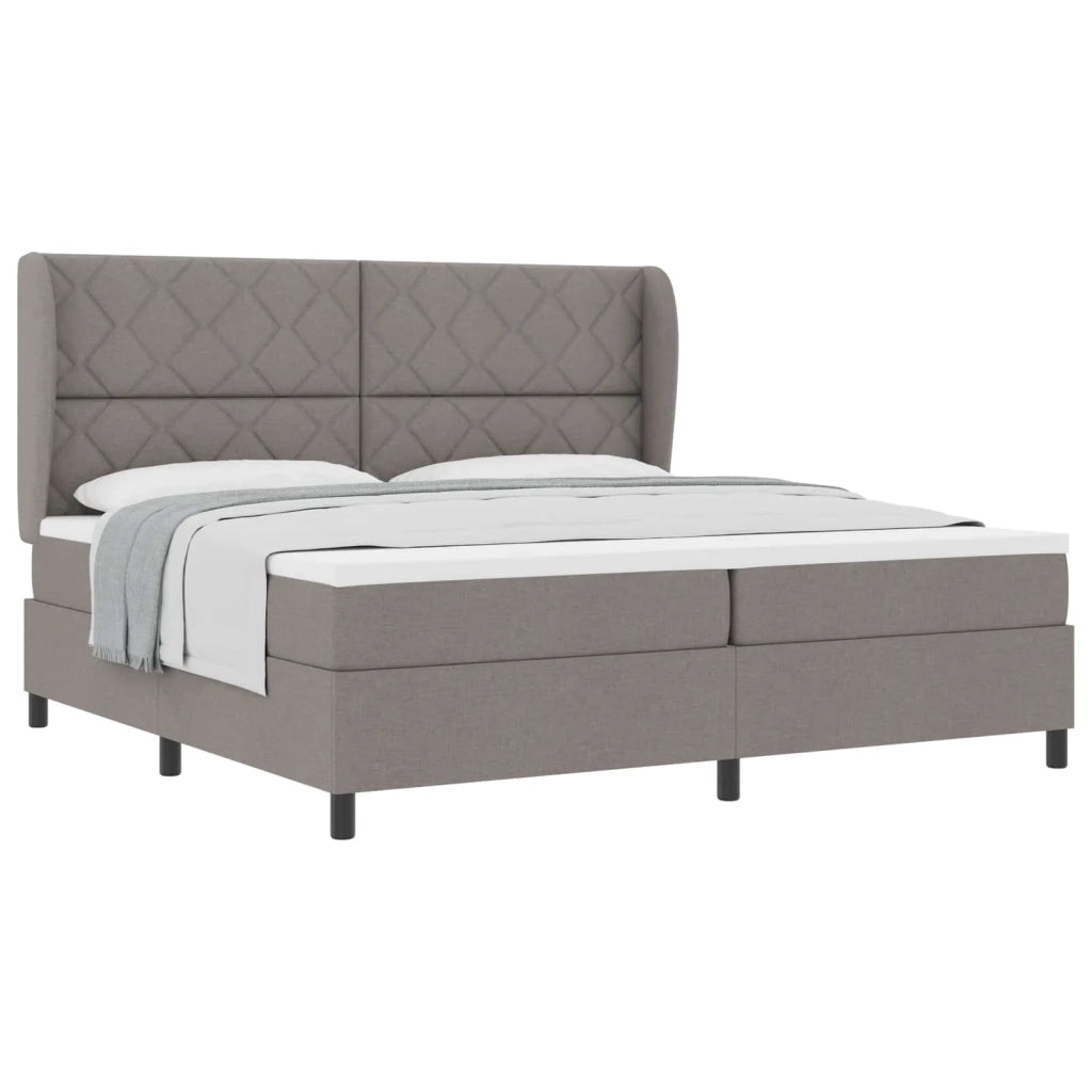 Letto a molle con materasso Talpa 200 x 200 cm Tessuto 3340652