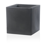 Vaso Schio Cubo Colore: Antracite, Materiale: Polietilene