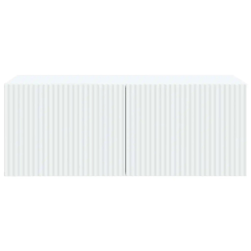 Mobile Porta TV da Muro Bianco 78,5 x 41 x 30 cm 898515